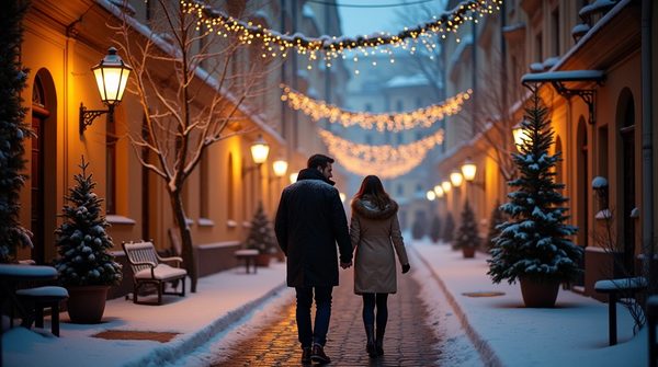 Partir à varsovie en amoureux : magie hivernale et romance