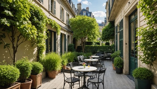 Hôtel avec véranda à paris : charme et sérénité au jardin